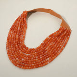 Marbled Ball Beaded Magnetic Necklace