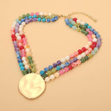 Bold Disc Necklace