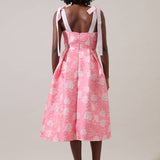Nicole Pleated Midi Dress