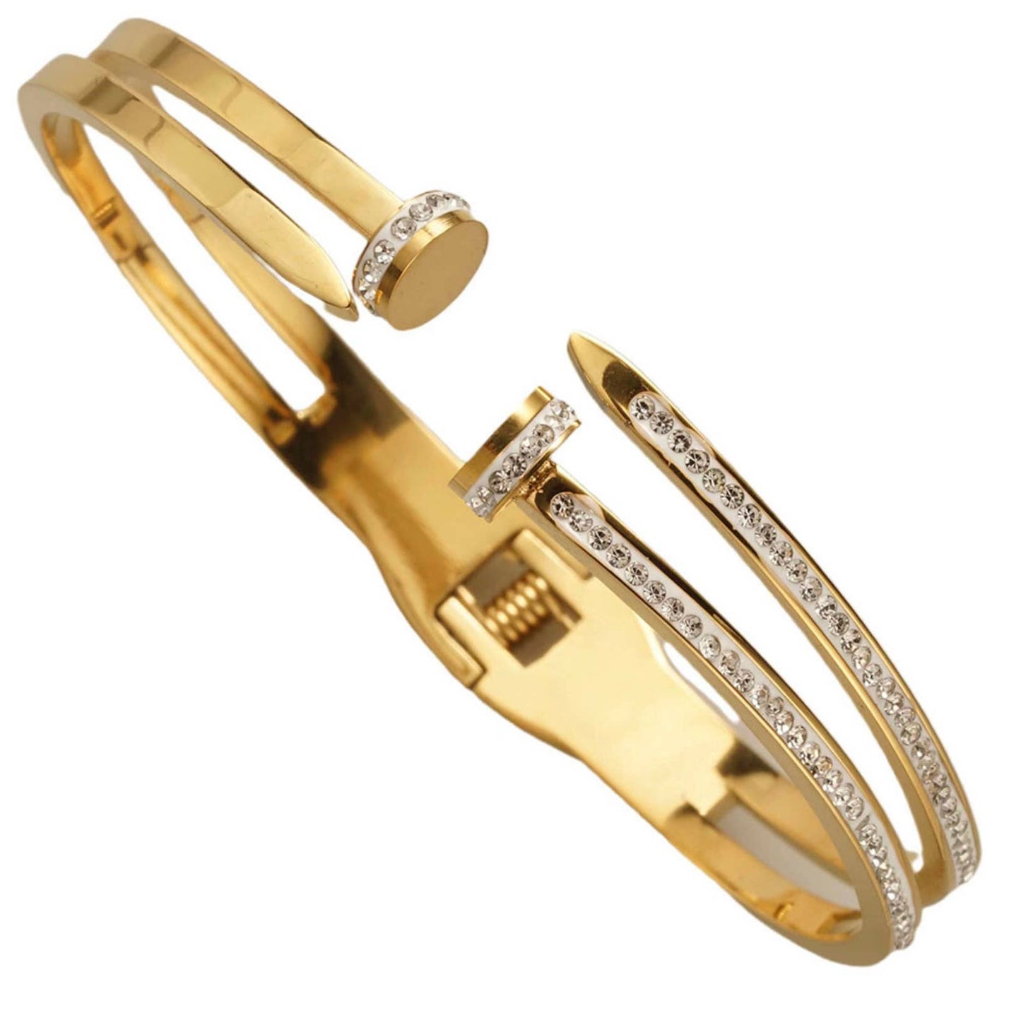 Gold Statement Nail Bangle