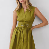 Sleeveless Fit & Flare Dress