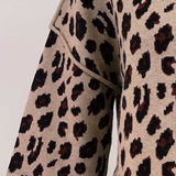 Leopard Mock Neck Sweater