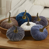 Large Velvet Pumpkin