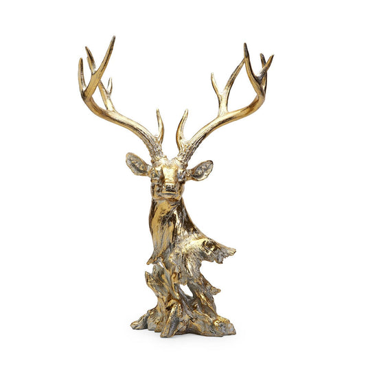 Rustic Gold Deer Decor