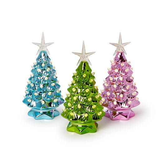 Metallic Christmas LED Tree