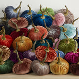 Large Velvet Pumpkin