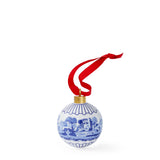 Blue Italian Christmas Bauble - Full Scene