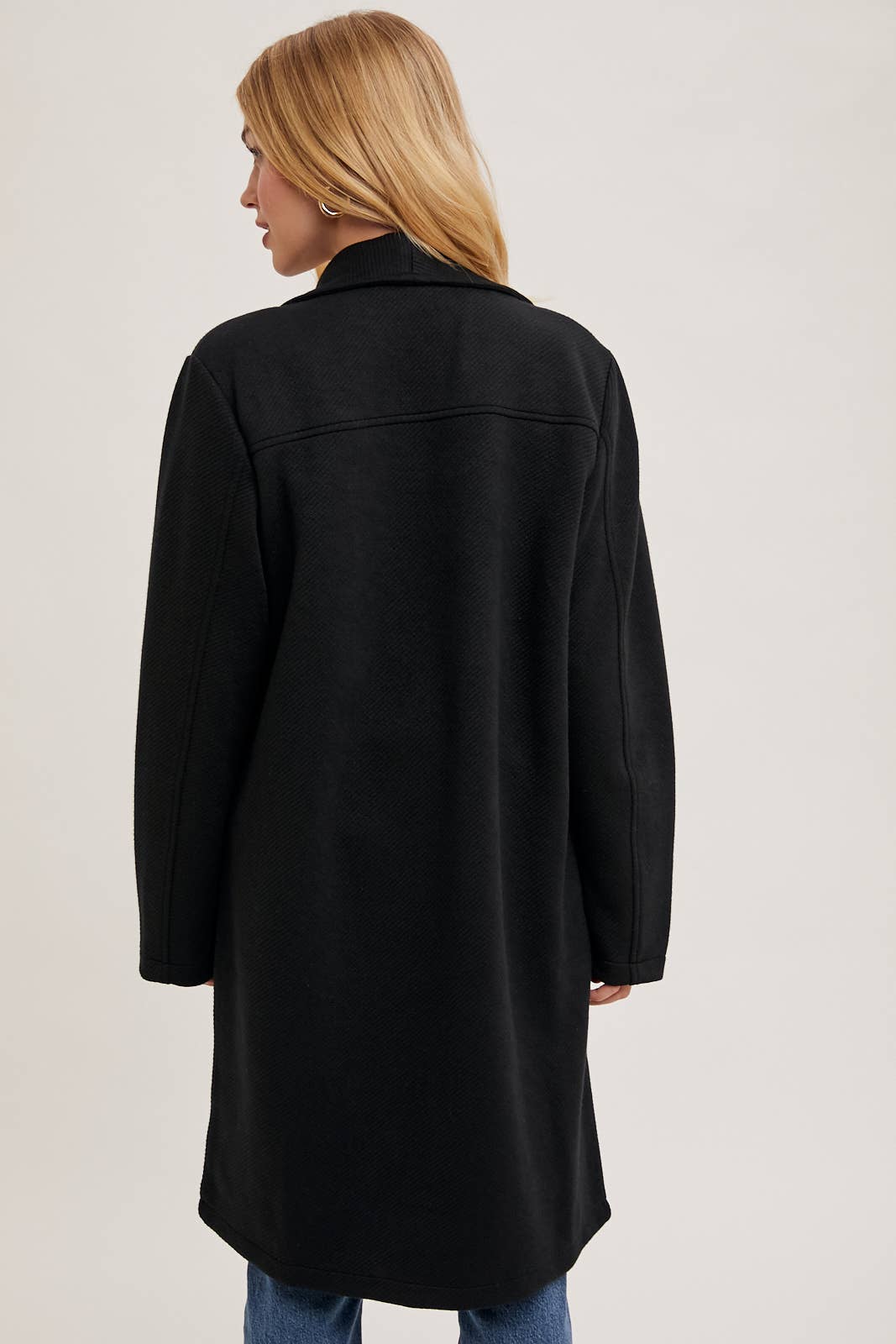 DRAPE FRONT JACKET