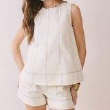 Contrast Stitch Detail Set