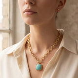 Faceted Stone Necklace
