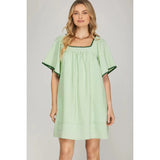 Flare short Sleeve Dress
