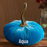 Large Velvet Pumpkin
