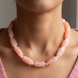 Marble Acrylic Beaded Necklace