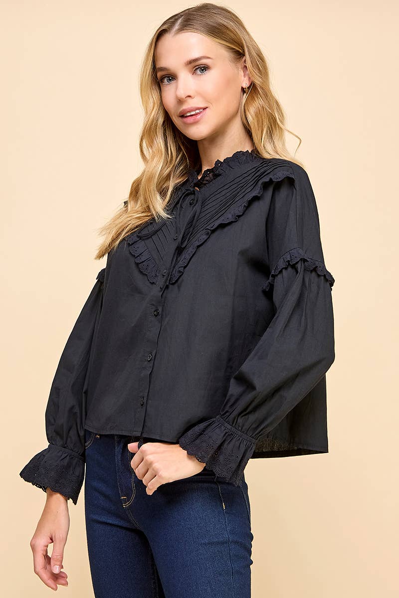 Eyelet Lace Blouse