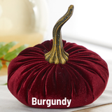 Large Velvet Pumpkin