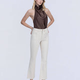 Cream Bootcut Jeans