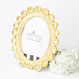Gold Scalloped Picture Frame