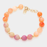 Chunky Lucite Ball Beaded Necklace
