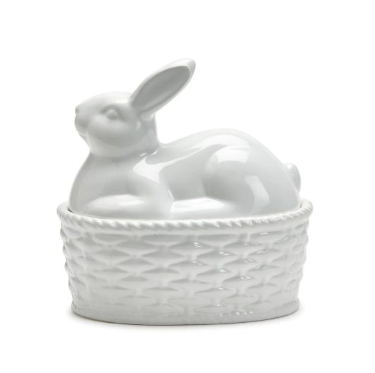 bunny covered dish