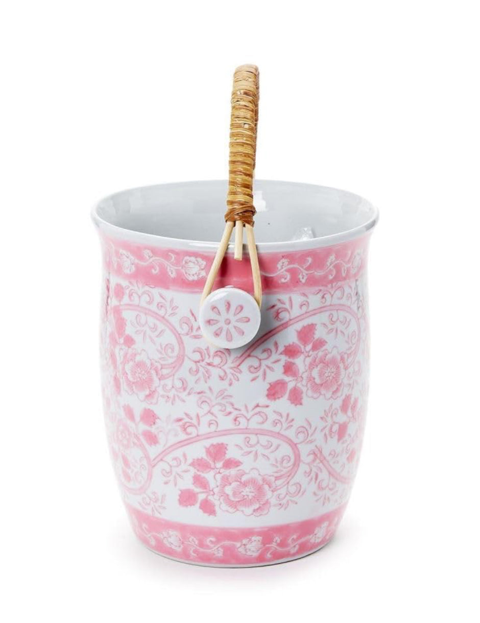 Pink Chinoiserie Cooler/Vase