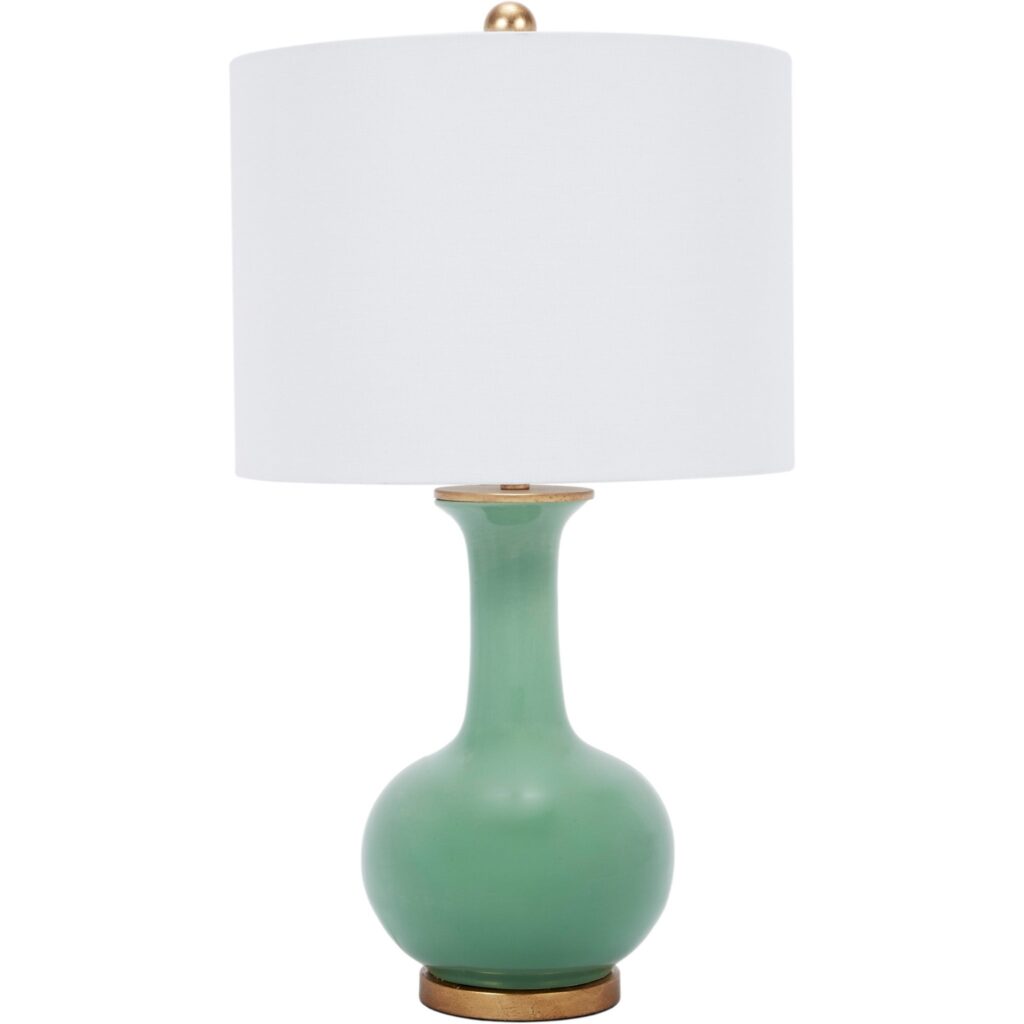SYLVIE GREEN CERAMIC TABLE LAMP