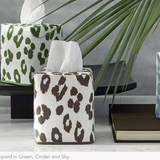 Matouk Iconic Leopard Tissue Box Cover
