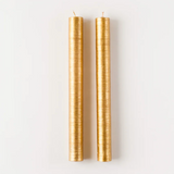 Goldleaf Taper Candle Pair in Gift Box