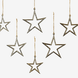 Gold/Silver Star Ornament