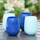 Shatterproof Stemless Cup-Deep Blue