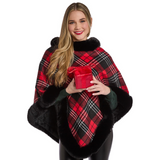 Plaid Poncho