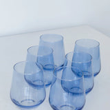 Estelle Colored Glass Stemless Wine