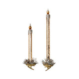 Frosted Ivory Candle Clip On