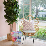 Brushstrokes Lavender Decorative Pillow