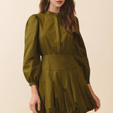 Mandarin Collar Dress