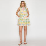 Lemon Yellow Jungle Dress