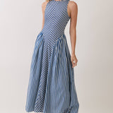 Caty Striped Sleeveless Dress