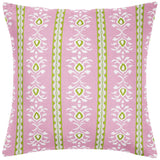 Rosemary Stripe Pink Pillow