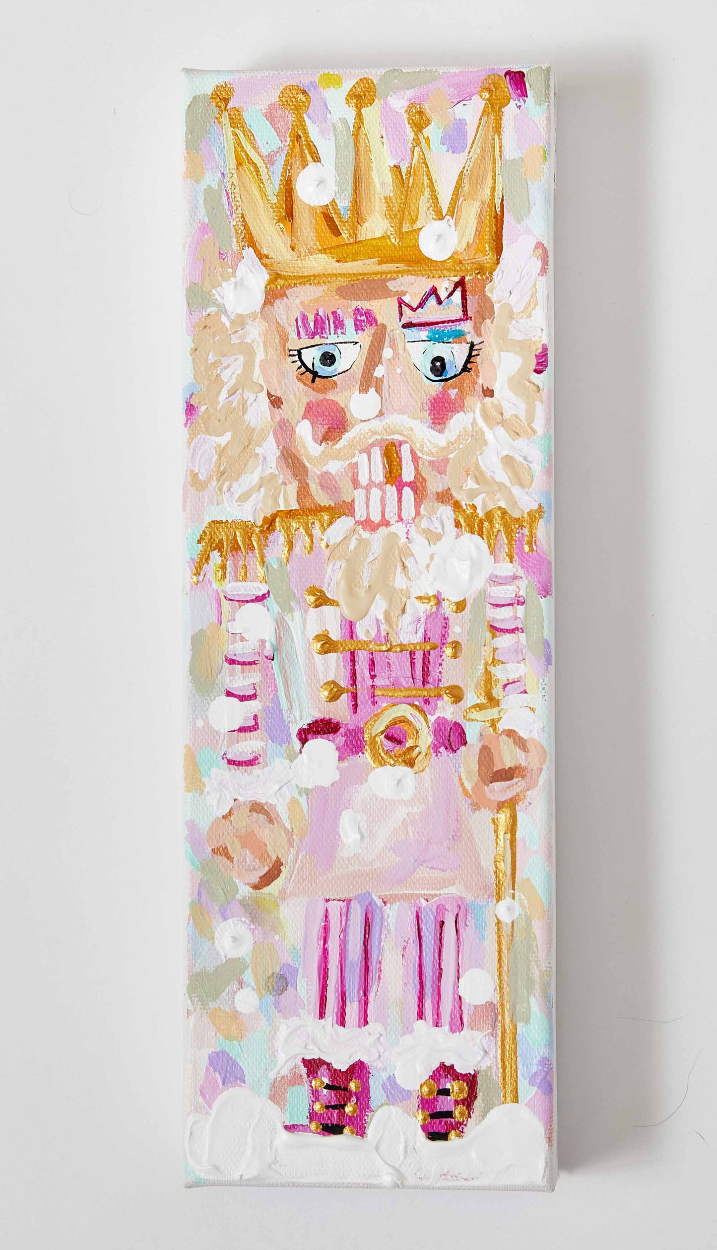 Candy Nutcracker Christmas Painting