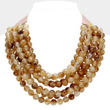 Chunky Acrylic Bead Necklace