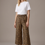 Leopard Wide Leg  Pants