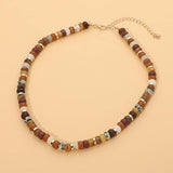 Boho Colorful Beaded Necklace