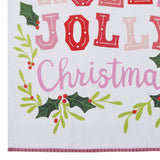 Holly Joy With Pom Pom Kitchen Towel