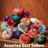 Large Velvet Pumpkin