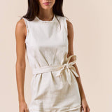 Frayed Trim Dress