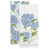 Blue Hydrangea Cotton Tea Towels