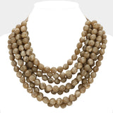 Chunky Acrylic Bead Necklace