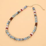 Boho Colorful Beaded Necklace