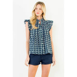 Flutter Sleeve Button Top