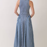 Caty Striped Sleeveless Dress