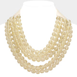 Chunky Acrylic Bead Necklace